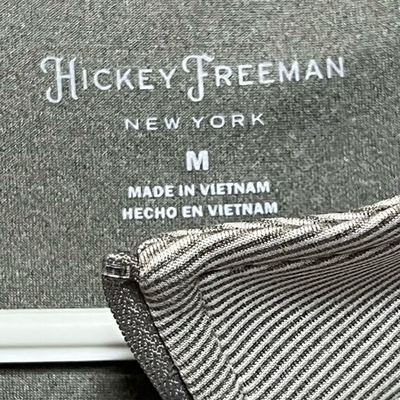 NWT Hickey Freeman Quarter Zip Pullover Medium Grey Mens Sz M - Picture 4 of 7